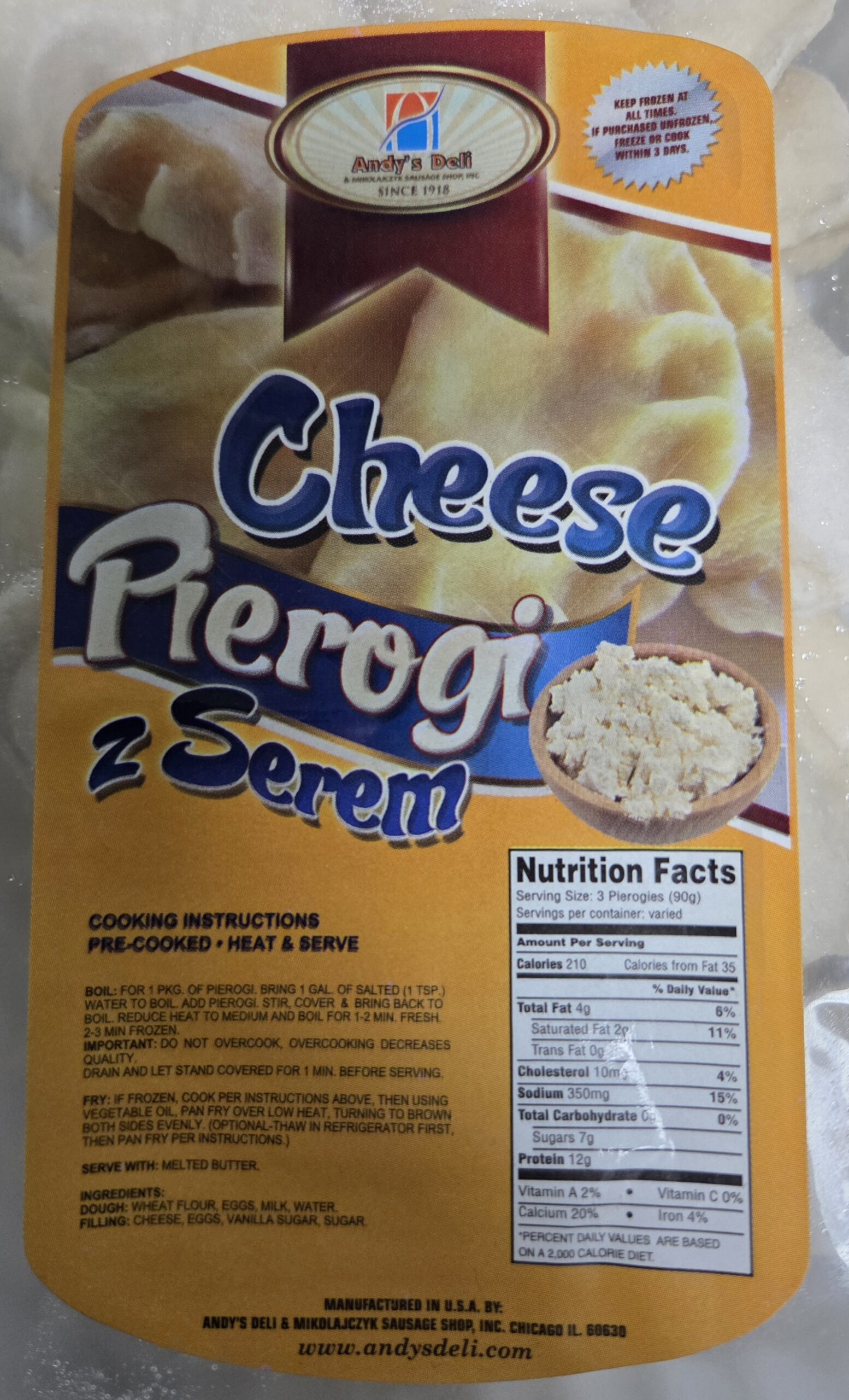 Pierogi With Cheese- Pierogi Z Serem