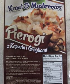 Pierogi with Kraut and Mushrooms - Pierogi z Kapusta i Grzybam