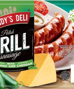 Grill Sausage With Jalapeno & Cheddar Cheese -Kielbasa Grillowa Z Jalapeno I Serem Cheddar