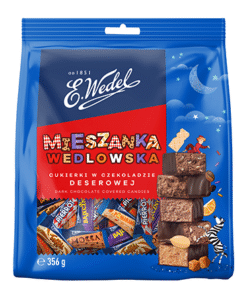 E.Wedel Mieszanka Wedlowska Dark  Chocolate Covered Candies 356g